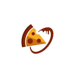 Pizza Logo Designs Vector