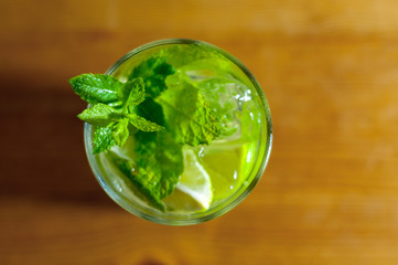 Mojito cocktail on the table
