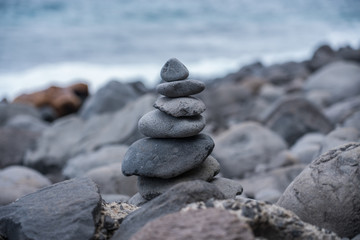 Ribeira da Janela Madeira find Balnce Stones