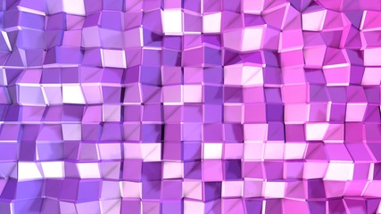 3d surface as 3d low poly abstract geometric background with modern gradient colors, red blue violet. 2