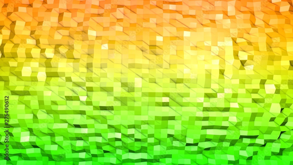 Poster 3d surface as 3d low poly abstract geometric background with modern gradient colors. 1