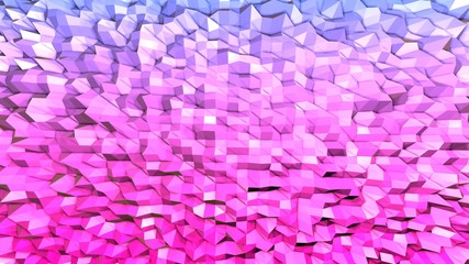 3d surface as 3d low poly abstract geometric background with modern gradient colors, red blue violet 29