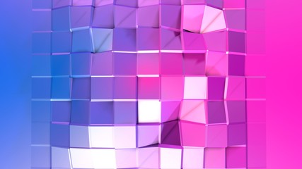 3d surface as 3d low poly abstract geometric background with modern gradient colors, red blue violet 57