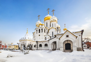Fototapeta na wymiar Zachatievsky monastery, Moscow