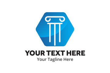 law logo unique simple logo creative design in flat style with color . justice logo creative simple logo for lawyer identity and business