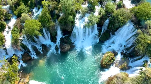 Kravica waterfalls on the Trebizat River in Bosnia and Herzegovina