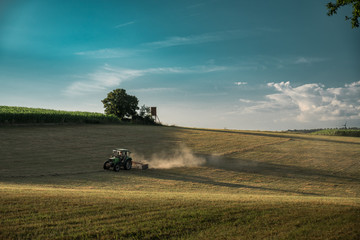 Fresh Fields in Bavarian Landscape