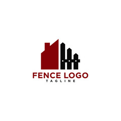 Fototapeta premium Fence Logo Template