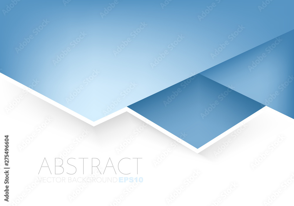 Poster blue vector abstract background with space for text