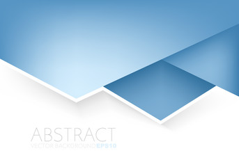 Blue vector abstract background with space for text