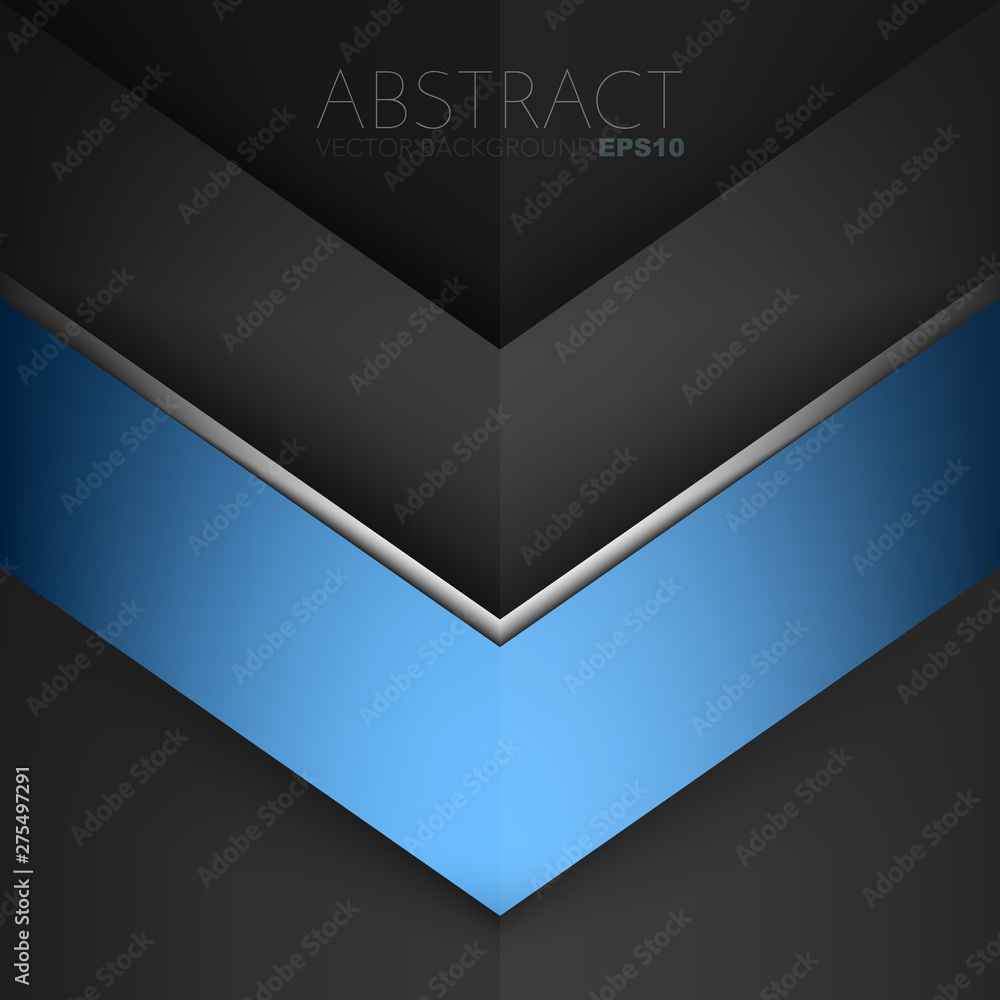Poster blue vector abstract background with squares