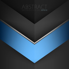 Blue vector abstract background with squares