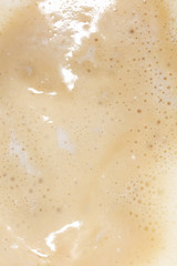 Yeast in dough as background