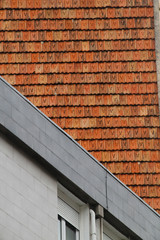Detail of the facade of a building