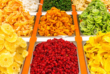 Dry fruits mix on the Dubai market, UAE