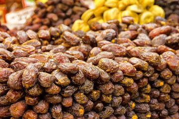 Dry date fruits on the market, UAE