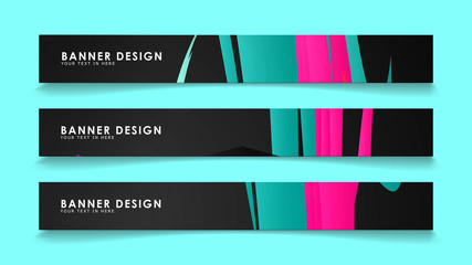 Fototapeta premium Simple abstract geometric banners with simple geometric banner spray vector banners .design illustration