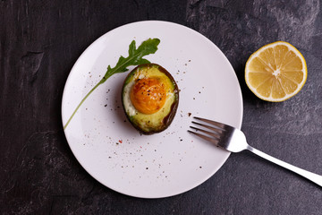 avocado and egg