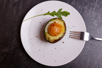 avocado and egg