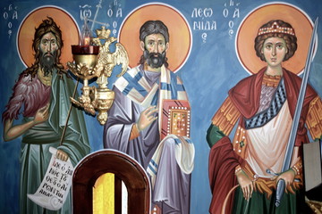 icon from a small Greek church