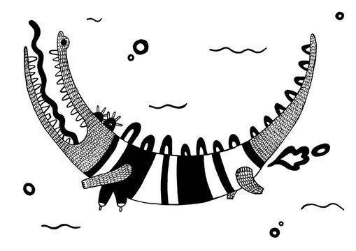 farting croco