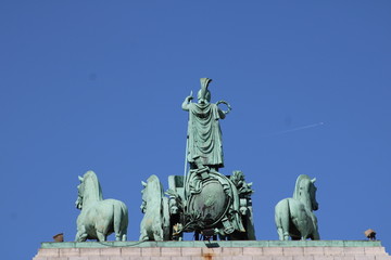 Cuadriga del Arco del Triunfo de Madrid, España