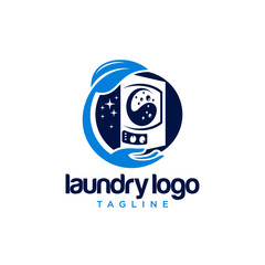 Laundry Logo Images Stock Vector