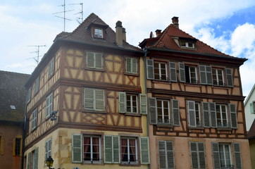 Fachwerkhäuser in Colmar