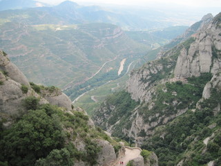 Fototapeta na wymiar panoramic view from mountain