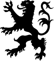Heraldic lion