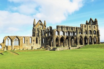 Whitby Abbey in late Winter, Whitby, North Yorkshire