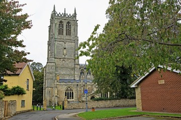 Fototapeta na wymiar St Mary's Church, Tickhill, Doncaster, South Yorkshire