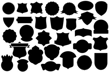 Black Shields Set, shield pattern