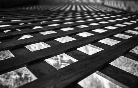 Diagonal black and white wooden boards pattern background hd