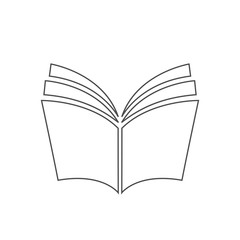 Book icon vector