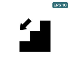 stairs icon vector