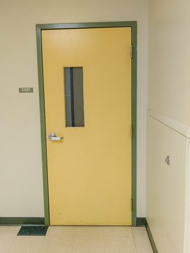 open classroom door