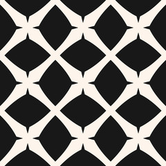 Vector abstract geometric seamless pattern with big rhombuses, mosaic, grid