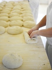 handmade bread from the fermented way	