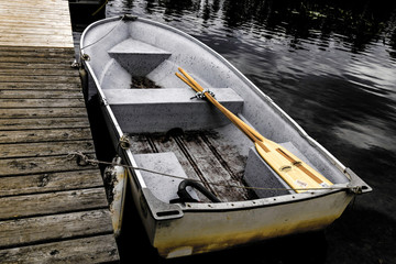 old row boat are you read to go fishing © Marc