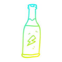 cold gradient line drawing cartoon unhealthy drink