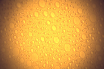 A bubbly texture overlay, round white bubbles of different shapes, hit by a light source changing its direction.