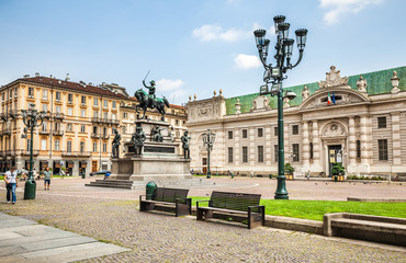 Piazza Carlo Alberto in Turin.
