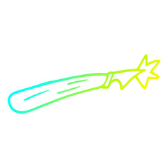 cold gradient line drawing cartoon craft knife