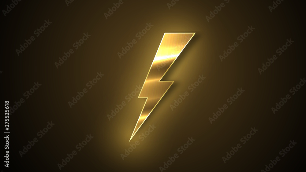 Poster lightning dark background