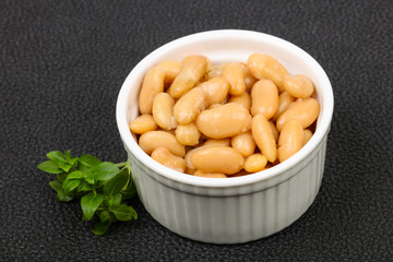 Baked white bean