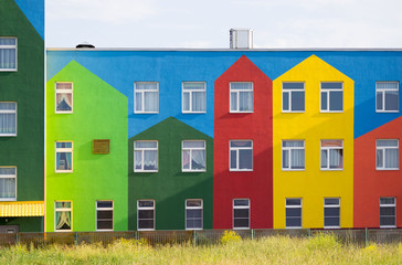 nice colorful house a kindergarten for children