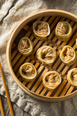 Homemade Korean Kimchi Dumplings