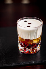 White Russian cocktail or Lebowski