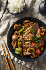 Homemade Chinese Pepper Steak